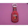 bottle shape pvc magnetic beer opener